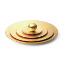 画像をギャラリービューアに読み込む, Gold round plate 150