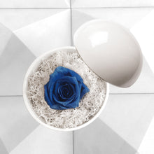 画像をギャラリービューアに読み込む, Flower of Love - globe "blue rose & white moss"