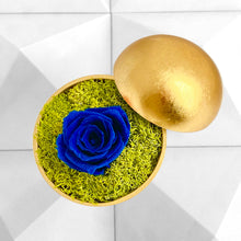 画像をギャラリービューアに読み込む, Flower of Love - globe "blue rose & green moss"