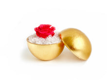 画像をギャラリービューアに読み込む, Flower of Love - globe "hot pink rose & white moss"