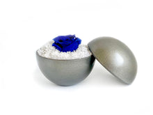 画像をギャラリービューアに読み込む, Flower of Love - globe "blue rose & white moss"