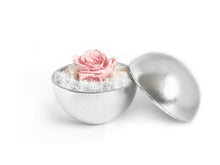 画像をギャラリービューアに読み込む, Flower of Love - globe "baby pink rose & white moss"