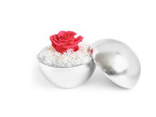 画像をギャラリービューアに読み込む, Flower of Love - globe "hot pink rose & green moss"