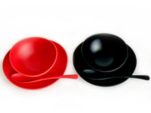 画像をギャラリービューアに読み込む, wave bowl & plate pair set