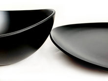 画像をギャラリービューアに読み込む, wave bowl & plate pair set