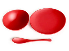 画像をギャラリービューアに読み込む, wave bowl & plate pair set