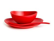 画像をギャラリービューアに読み込む, wave bowl & plate pair set