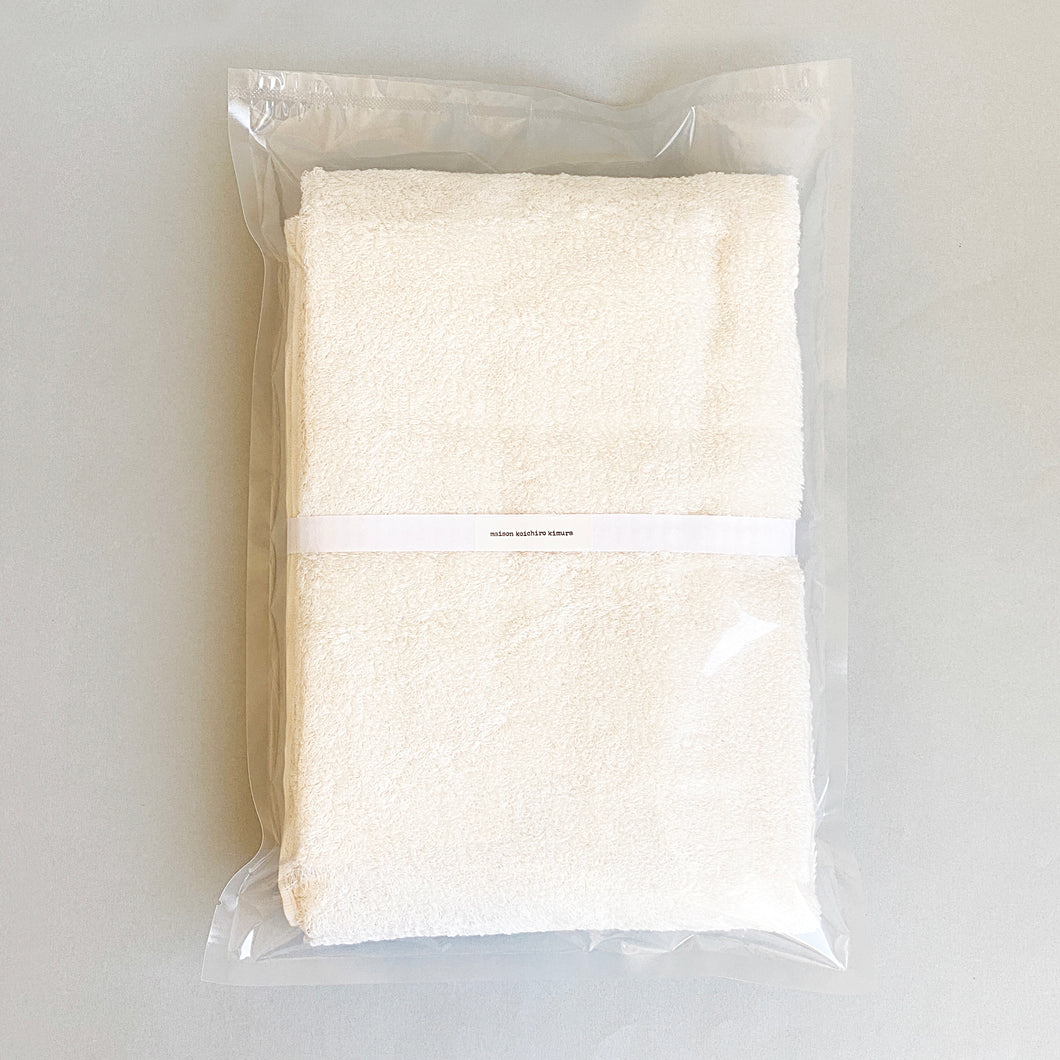 Organic cotton + Silk / Body towel