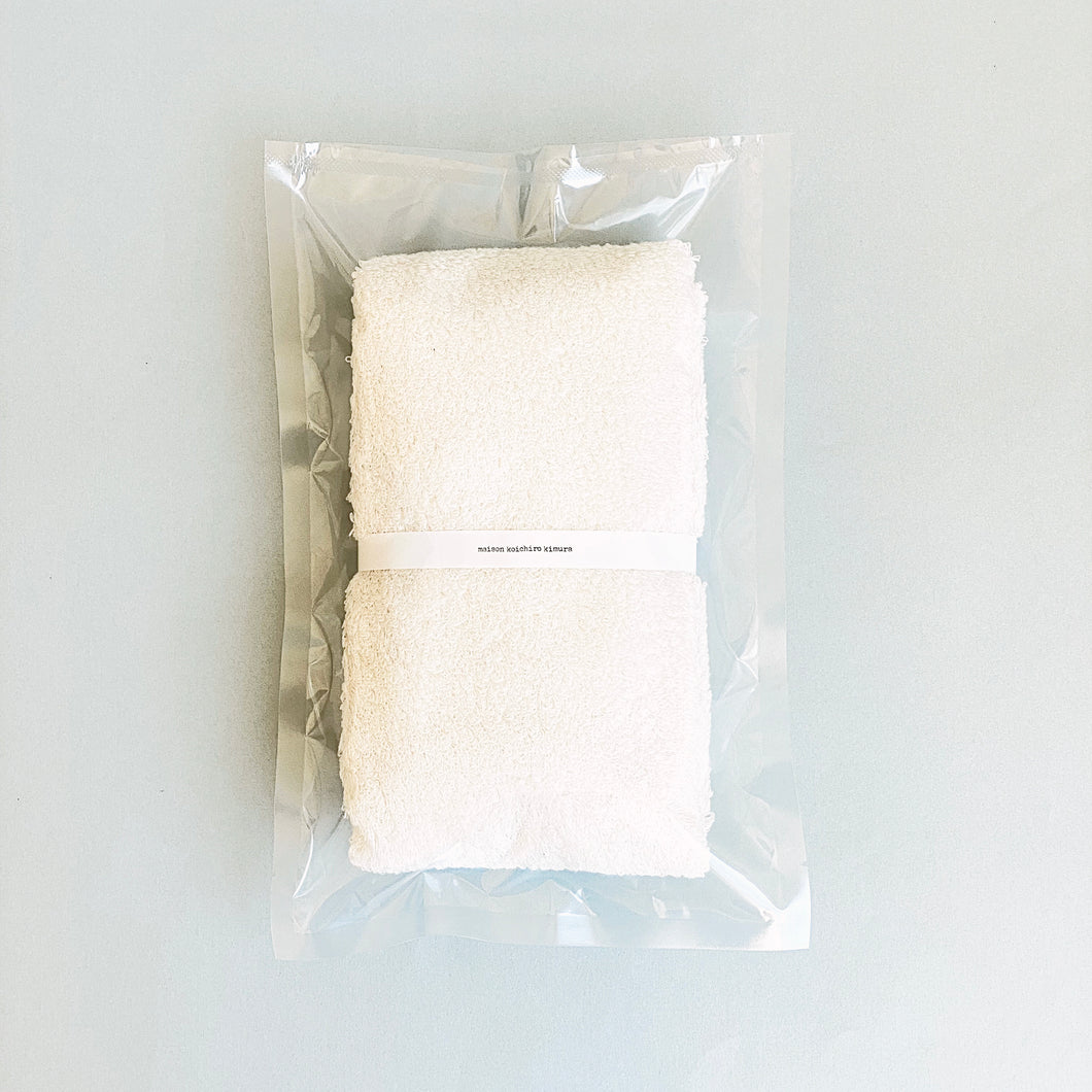 Organic cotton + Silk / Face towel