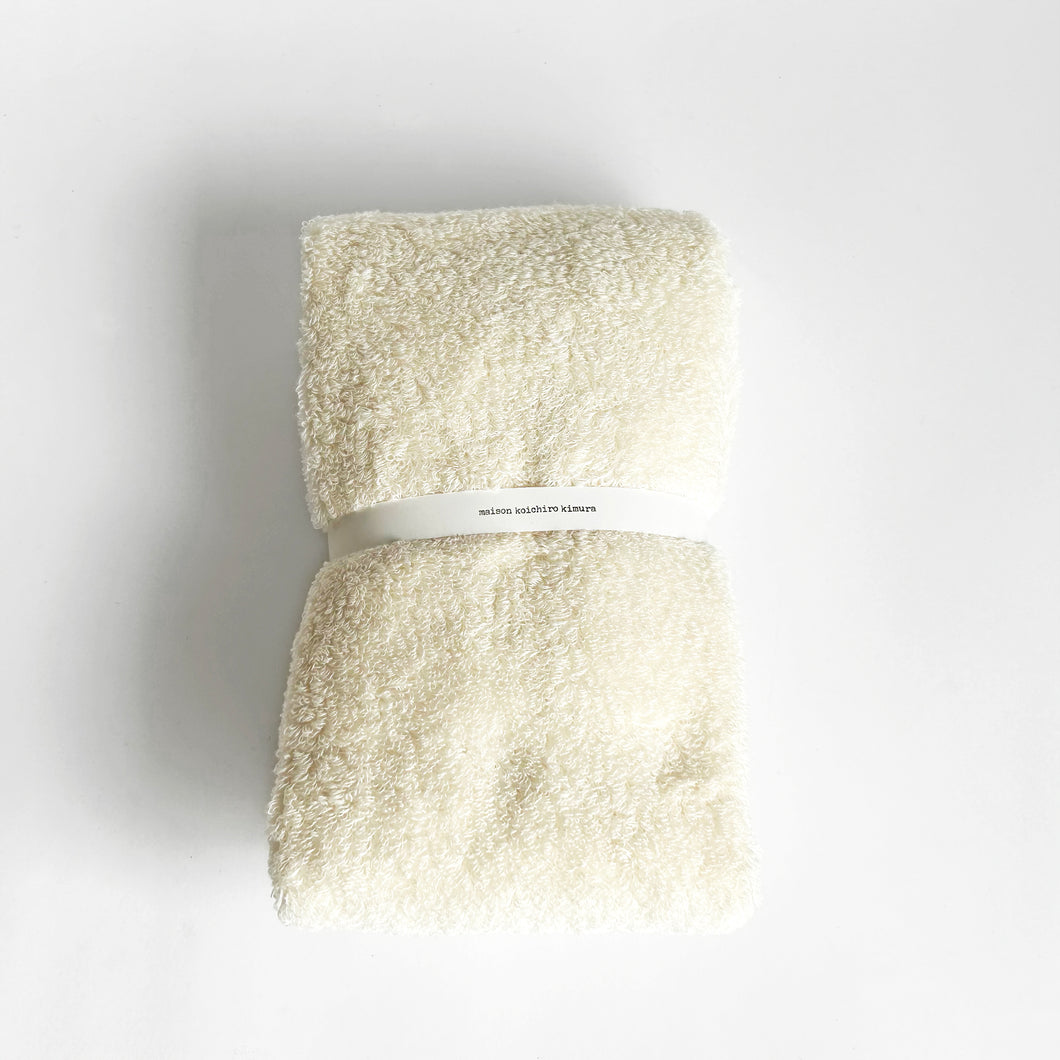 Organic cotton + Silk / Face towel