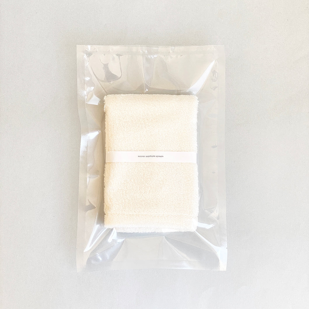 Organic cotton + Silk / Wash towel