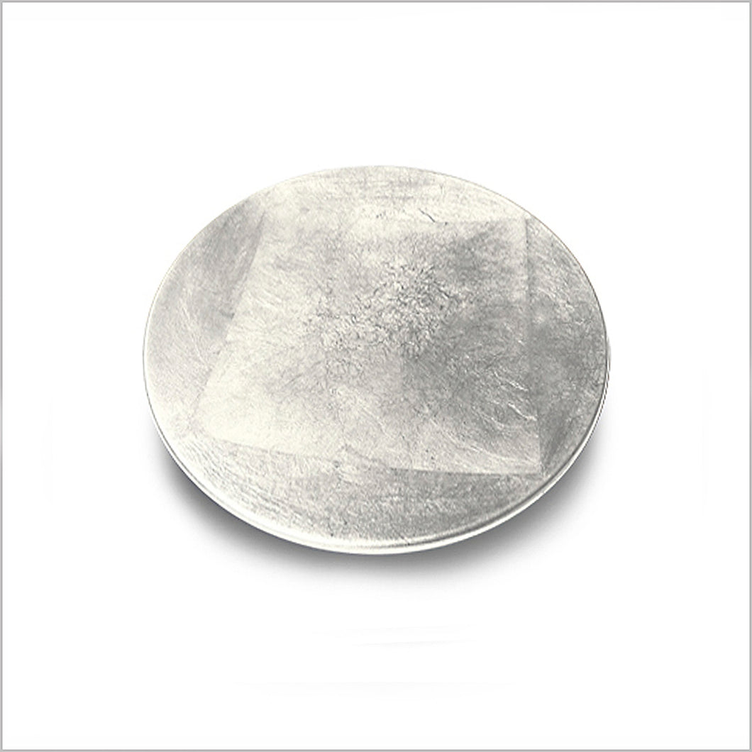 Silver round plate 240