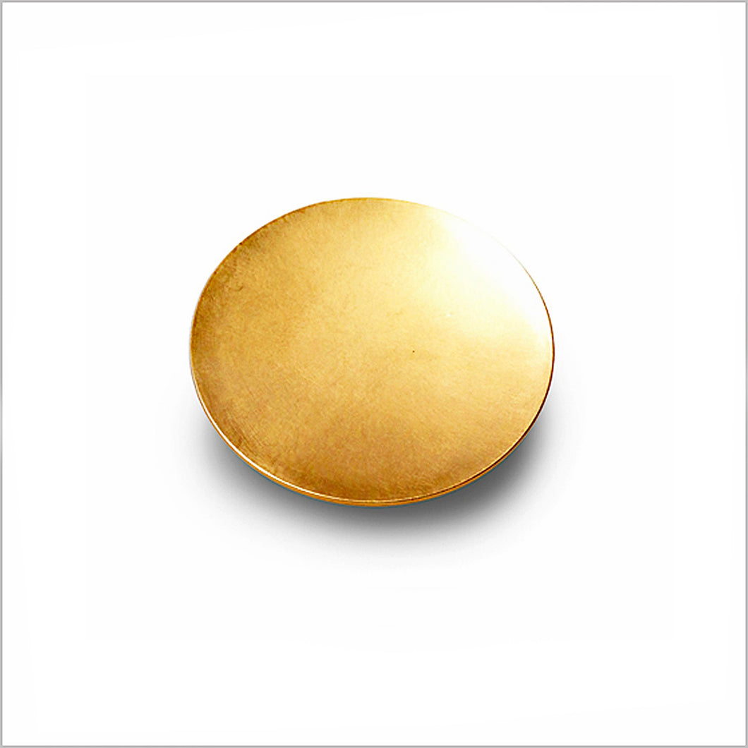 Gold round plate 150